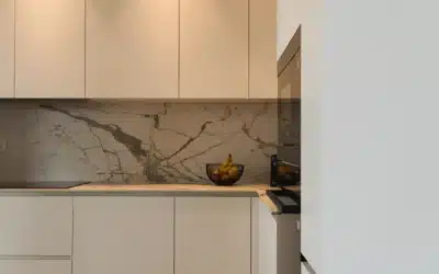 Dettaglio cucina bianca moderna